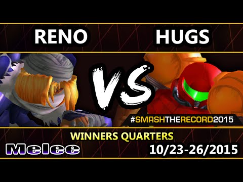 STR2015 - Reno (Sheik) Vs. Hugs (Samus) SSBM Winners Quarters - Smash Melee