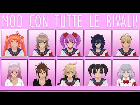 LA MOD CON TUTTE LE RIVALI | Yandere Simulator