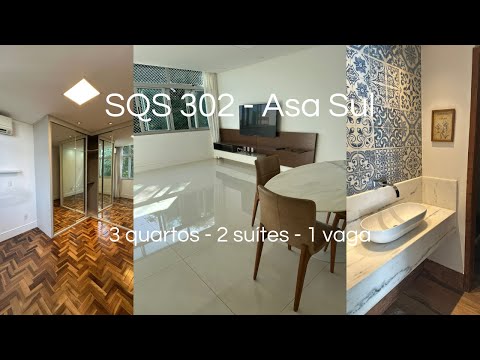Apartamento maravilhoso na Asa Sul - SQS 302