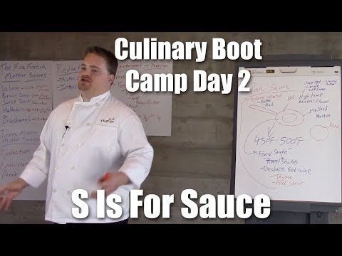 S is for Sauce | Culinary Boot Camp Day 2 | Stella Culinary School