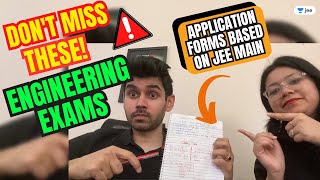⚠️ DO NOT Miss these Engineering Exam Application FORMS based on JEE Main❗️#jee2023 #namokaul