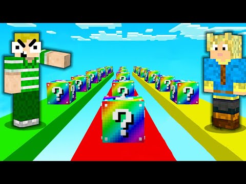 EMIL VS. MIKKEL! (VILDESTE LUCKYBLOCK RACE)