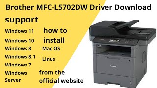 Brother MFC-L5702DW Driver Download and Setup Windows 11 Windows 10,Mac 13, Mac 12, Mac 11