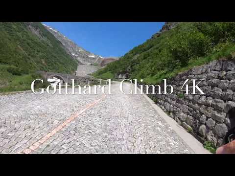 Switzerland by Bike - Gotthard Climb 4K  (From Airolo)