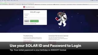 How to Access SOLAR From Your Browser