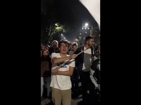 Serbian student-led movement celebrates election result