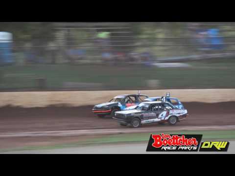 Junior Sedans - Heat 6 - TWA Allstar Series - Kingaroy Speedway - 26.01.17