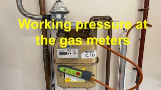 New working pressure at the gas meter. How to carry out the new working pressure at the gas meter.