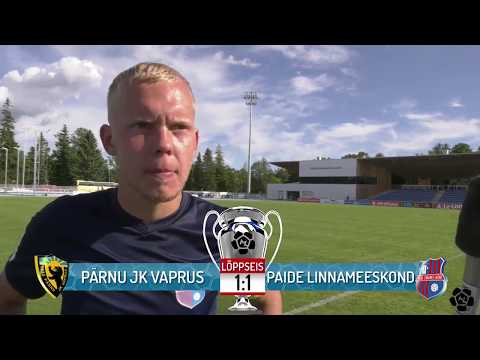 19. voor 2017: Pärnu JK Vaprus - Paide Linnameeskond  1:1 (1:0), Sinilaiu intervjuu