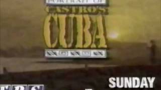TBS "Portrait of Castro's Cuba" promo with James Earl Jones - 1991