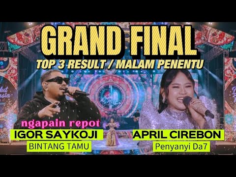 HUGE! Igor Saykoji & April Cirebon Collaborate at the DA7 Grand Final - Why Bother?