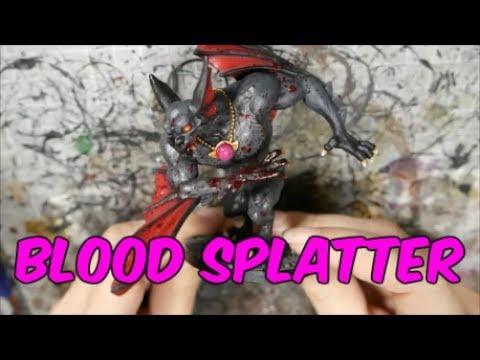 How to Paint Miniatures - Blood Splatter
