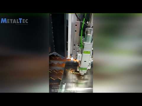 MetalTec 1530 F (3000W) — оптоволоконный лазерный станок для резки металла met8979, видео 2