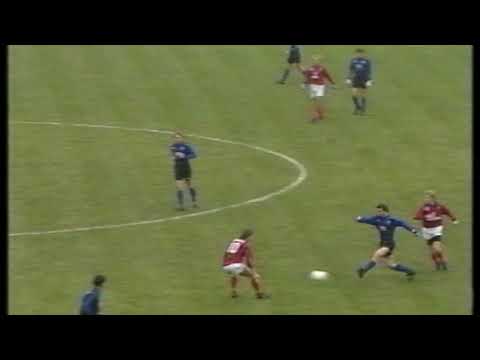 Saison 1991/ 92 Eintracht Frankfurt - Waldhof Mannheim Freundschaftsspiel