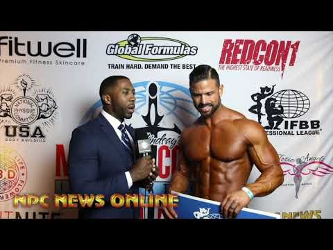 2019 NPC Masters USA: Men's Physique Over 40 Overall Winner Peter San Nicolas