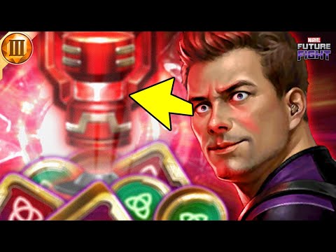 GAMEPLAY GAVIÃO ARQUEIRO T3 COM CTP DA ENERGIA! O MELHOR VINGADOR? #MARVELfuturefight