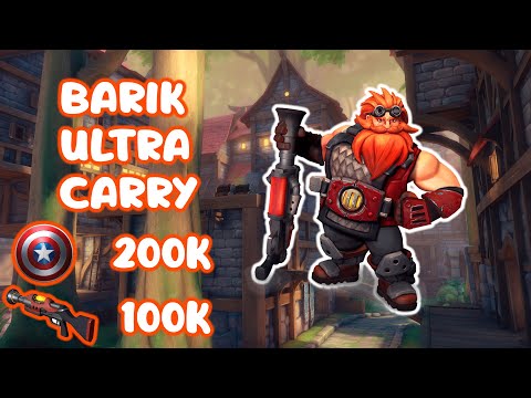 Barik Amazing Game (4v5 victory) - Paladins