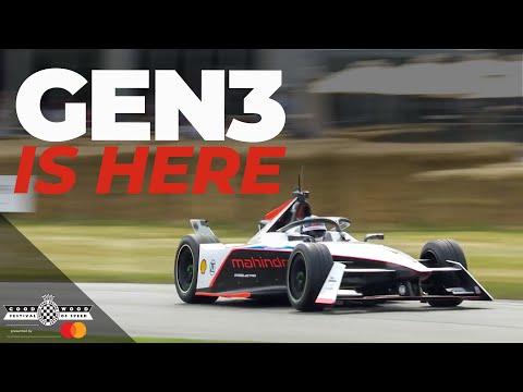 フォーミュラEの新型Gen3 グッドウッド・フェスティバル・オブ・スピード2022