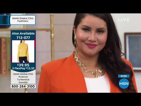 HSN | IMAN Global Chic Fashions 09.24.2020 - 11 AM