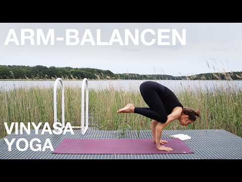 Vinyasa Yoga Flow | Crow Pose and other arm balances | 45 minutes of power yoga for advanced prac...