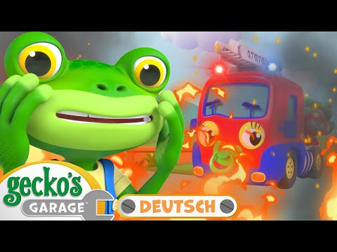 Baby Fire Truck Erster Einsatz | 60-minütige Zusammenstellung｜Geckos Garage Deutsch｜LKW für Kinder????️