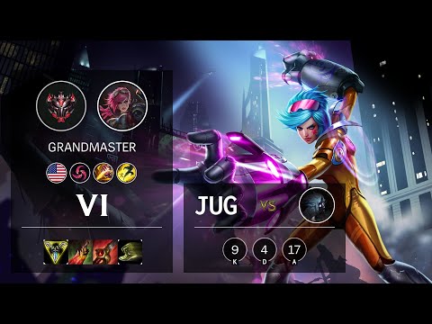 Vi Jungle vs Kindred - NA Grandmaster Patch 10.21