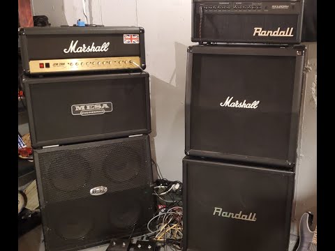 Marshall vs Randall Drop C--Full stack Comparison--In The Basement Sound