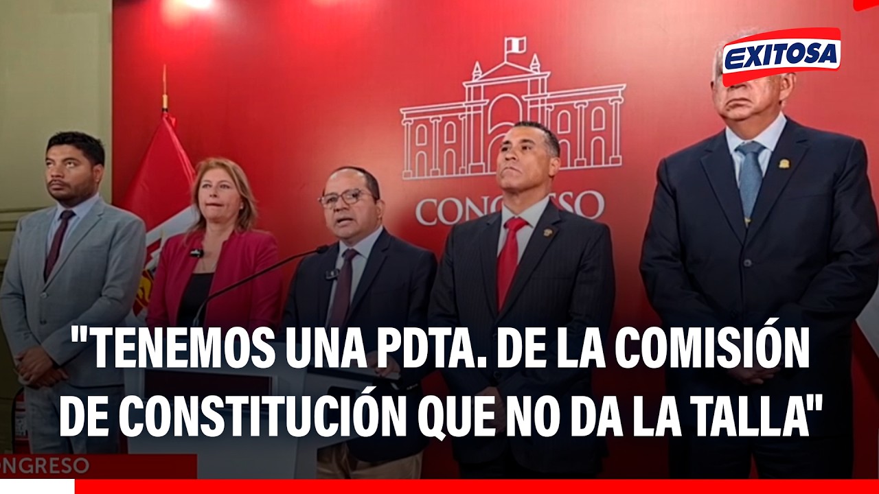🔴🔵 Renovación Popular sobre presidenta de la Comisión de Constitución: "No da la talla"