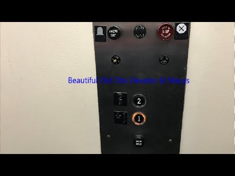 Beautiful Vintage 1969 Otis Lexan Hydraulic Elevator @ Macys Eastwood Mall Niles Ohio