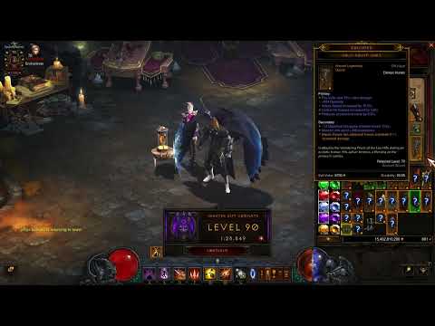 Diablo 3; Season 27; 2:47pm: Demon Hunter, Shadow's Mantle(Impale), Pg's 1099. My Fastest and I.