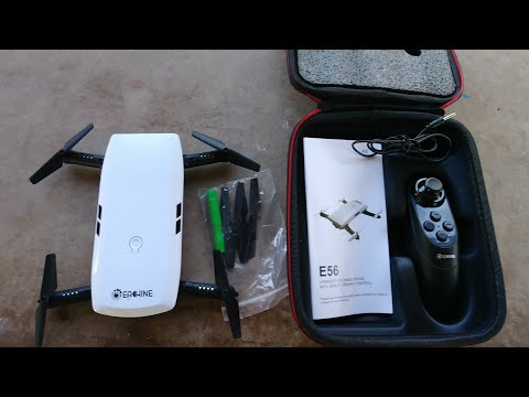 Eachine E-56 Wi-fi fpv selfie foldable pocket drone with one hand G-sensor controller