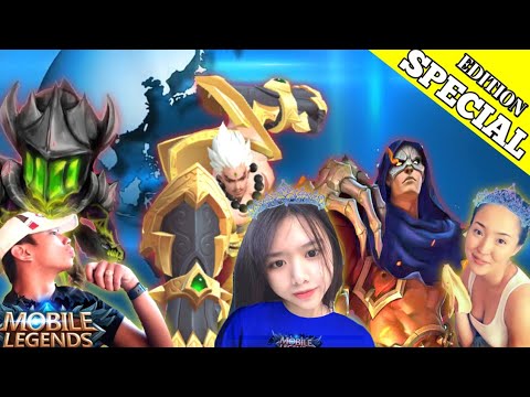 SPECIAL EDITION 1 mobile Legends.  Top Global ALDOUS by Gverb Des, ARGUS by Kim,  GATOTKACA by T-Max