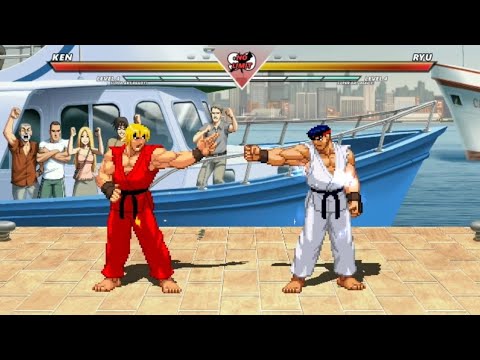 FIRE POWER KEN vs ICE POWER RYU - VERY INCREDIBLY EXCITING FIGHT !