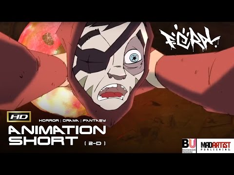 2D Animated Short Film "FERAL" Trans-formative Horror Short Film By Bournemouth University