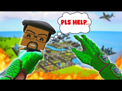 Becoming a GIANT KAIJU and DESTROYING CITIES in VR! - Block Buster VR