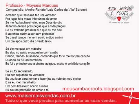 Profissão - Moyseis Marques