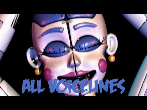 Ballora | All Voicelines with Subtitles | Ultimate Custom Night