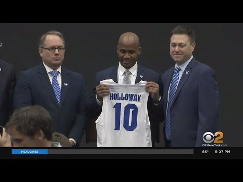Shaheen Holloway introduced as new men's basketball head coach at Seton Hall University