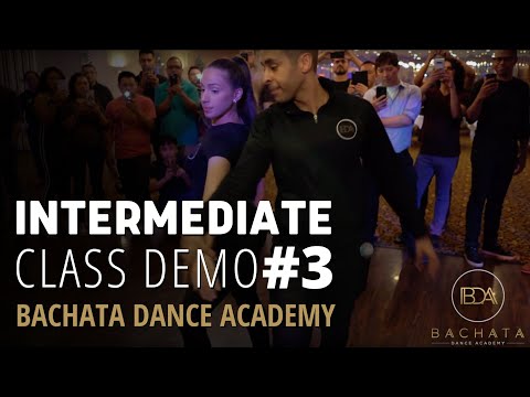Intermediate Bachata Combination -  Class Recap #3 - Demetrio & Nicole - Bachata Dance Academy