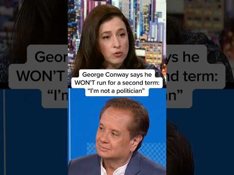 George Conway says he WON'T run for a second term: 
