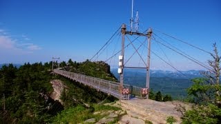 preview picture of video 'Grandfather Mountain Mile-High Swinging Bridge'