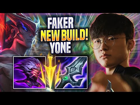 FAKER TRIES NEW YONE BUILD! - T1 Faker Plays Yone MID vs K'sante! | Preseason 2023