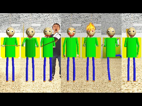 Everyone is Baldi's ANGRY & MAD! - ALL PERFECT!