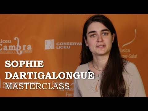 Masterclass with Sophie Dartigalongue - Liceu Cambra Masterclasses & Concerts series
