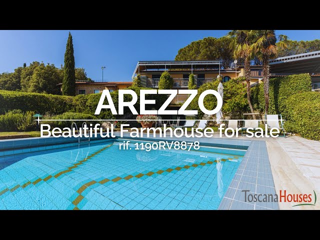 Arezzo - Villa con piscina e campo da tennis