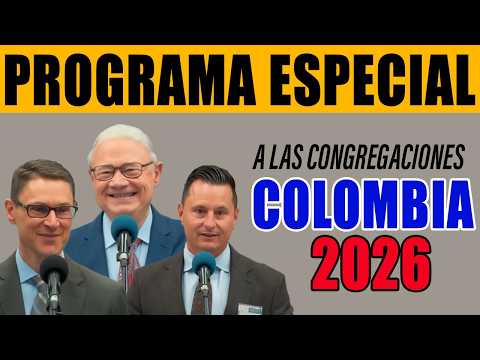 Programa Especial con las Congregaciones 2026 (Colombia)