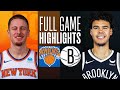 KNICKS at NETS | FULL GAME HIGHLIGHTS | December 20, 2023