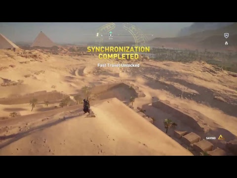 Playing assassins creed origins drunk