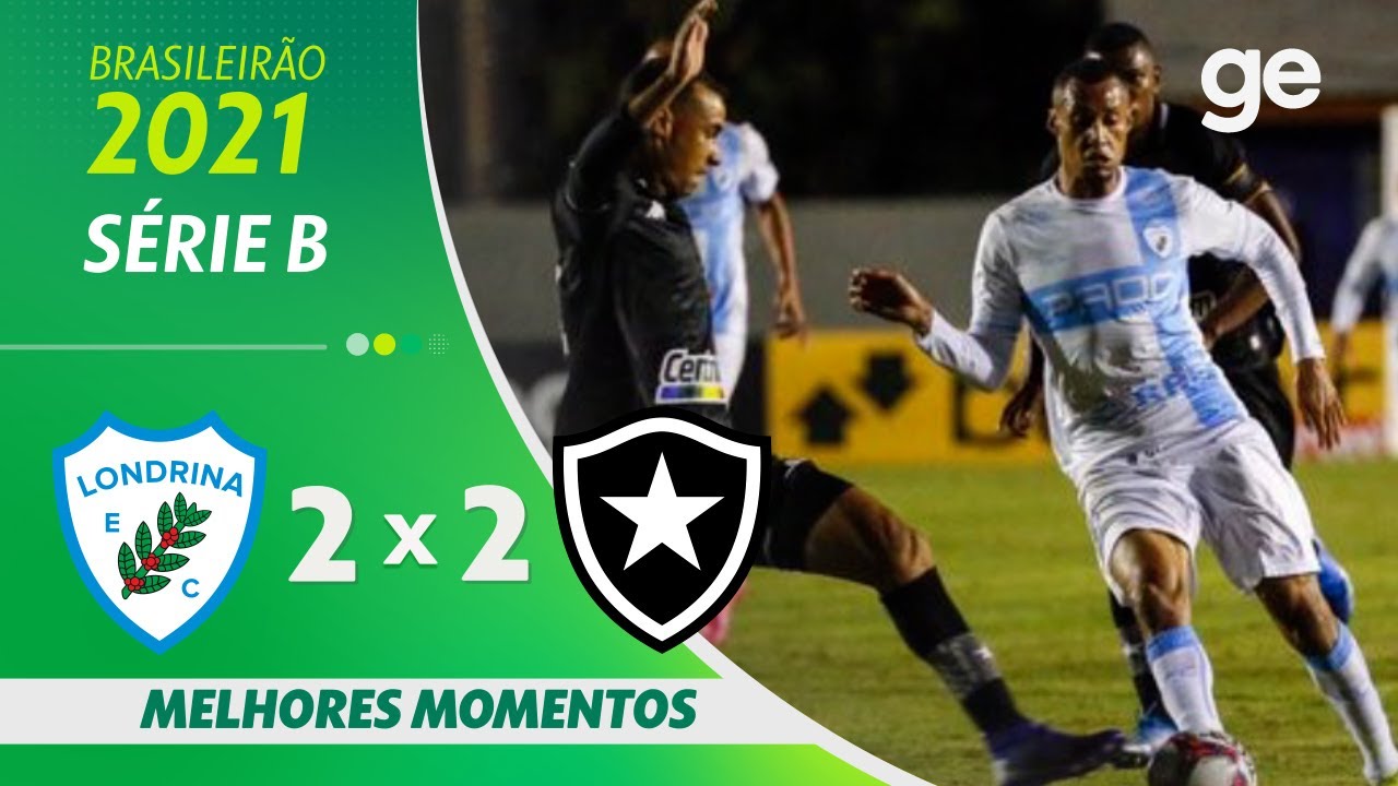 VÍDEO: Gols e melhores momentos do empate entre Londrina e Botafogo