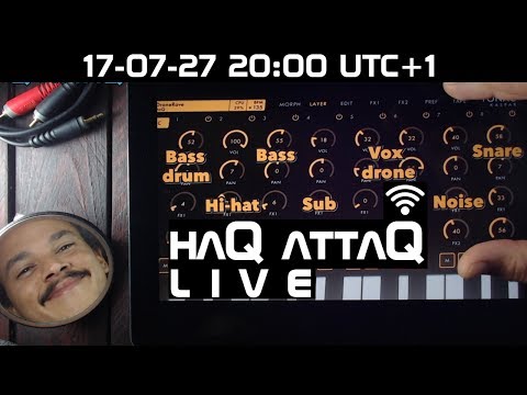 Sequenced sound tutorial │ KASPAR iPad synth - haQ attaQ LIVE ep 16